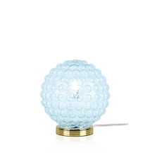 Lampe de table Spring bleu clair/laiton