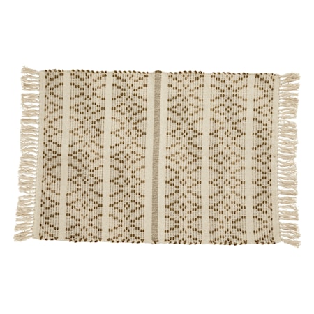 Joy Matta Off White/Brun Pattern