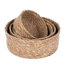 Emil Basket Seaweed Small Natural 4 pieces