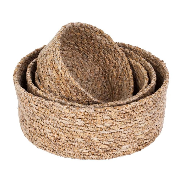 Emil Basket Seaweed Small Natural 4 pieces