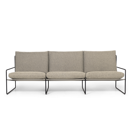 Desert Dolce Loungesoffa 3-sits Svart/Mörk Sand