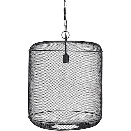 Grid taklampe Svart 52 cm