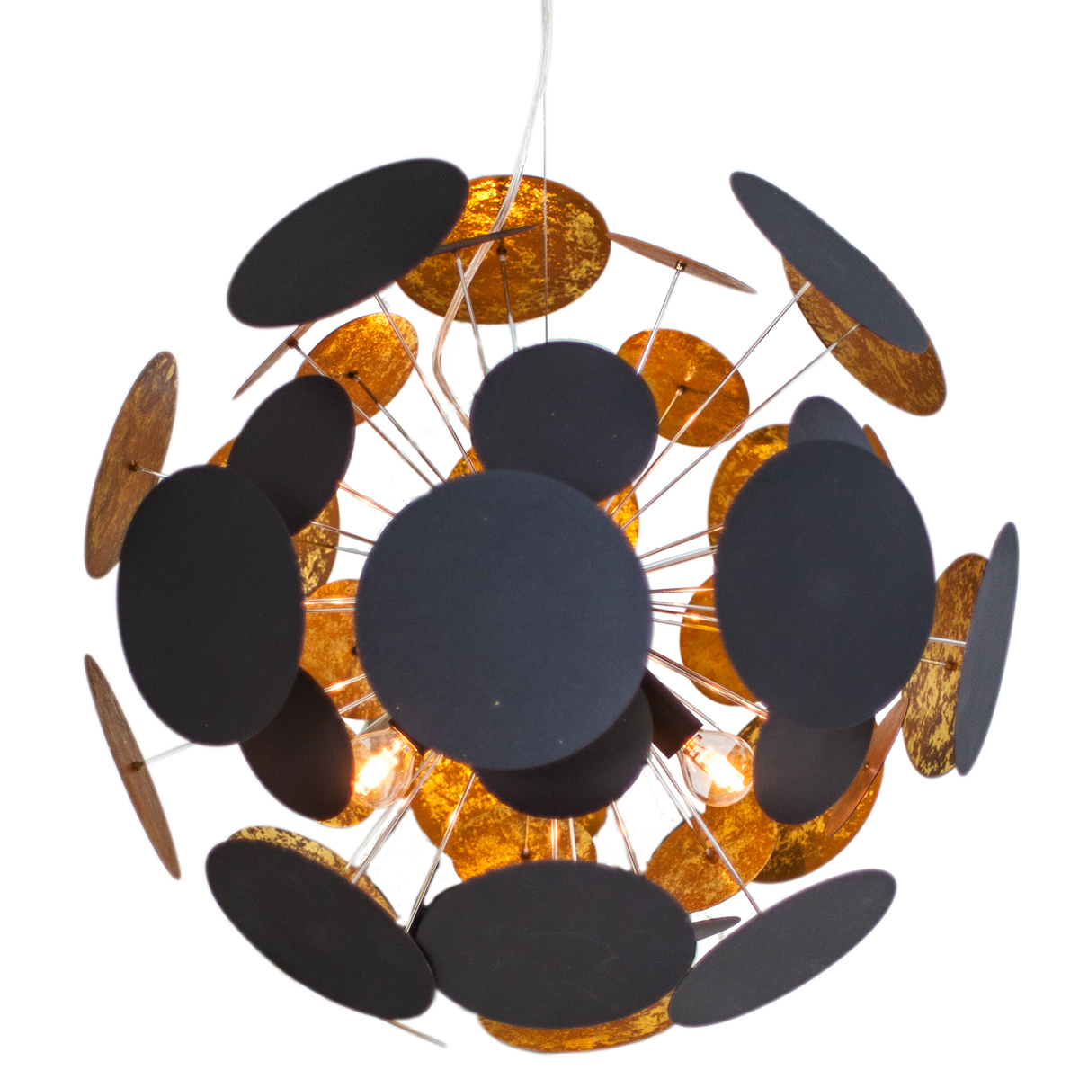 Köp Planet Taklampa Sandsvartguld | Confident Living Planet SvartGuld 65Cm Taklampa