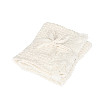 FanniK Ruutu Håndklæde 2-pak 30×50 cm Hvid