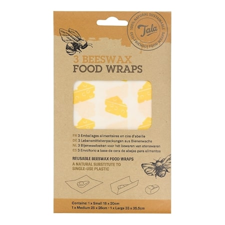Tala Cheese Food Wax Wraps set av 3