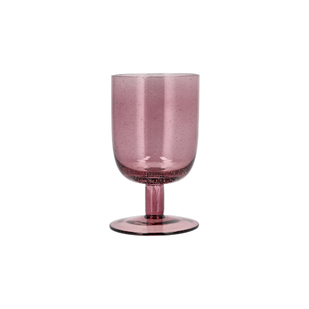 Lyngby Glas Valencia Vattenglas på fot 37 cl Pink