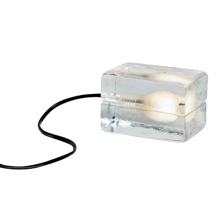 Mini lampe bloc transparente