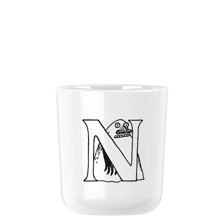 N Moomin ABC Mugg 20 cl Vit