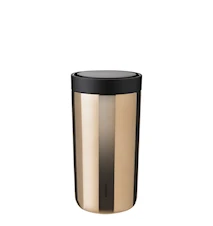 To-Go Click to go cup, 0.2 l. - dark gold metallic