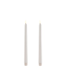 Taper LED-Kynttilä 2-pakkaus 2,3 x 25 cm Vanilja
