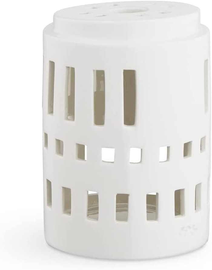 Windlicht klein Turm weiß (18150)