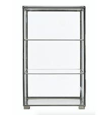 Cabinet Glass/Steel 56,6x35x35 cm