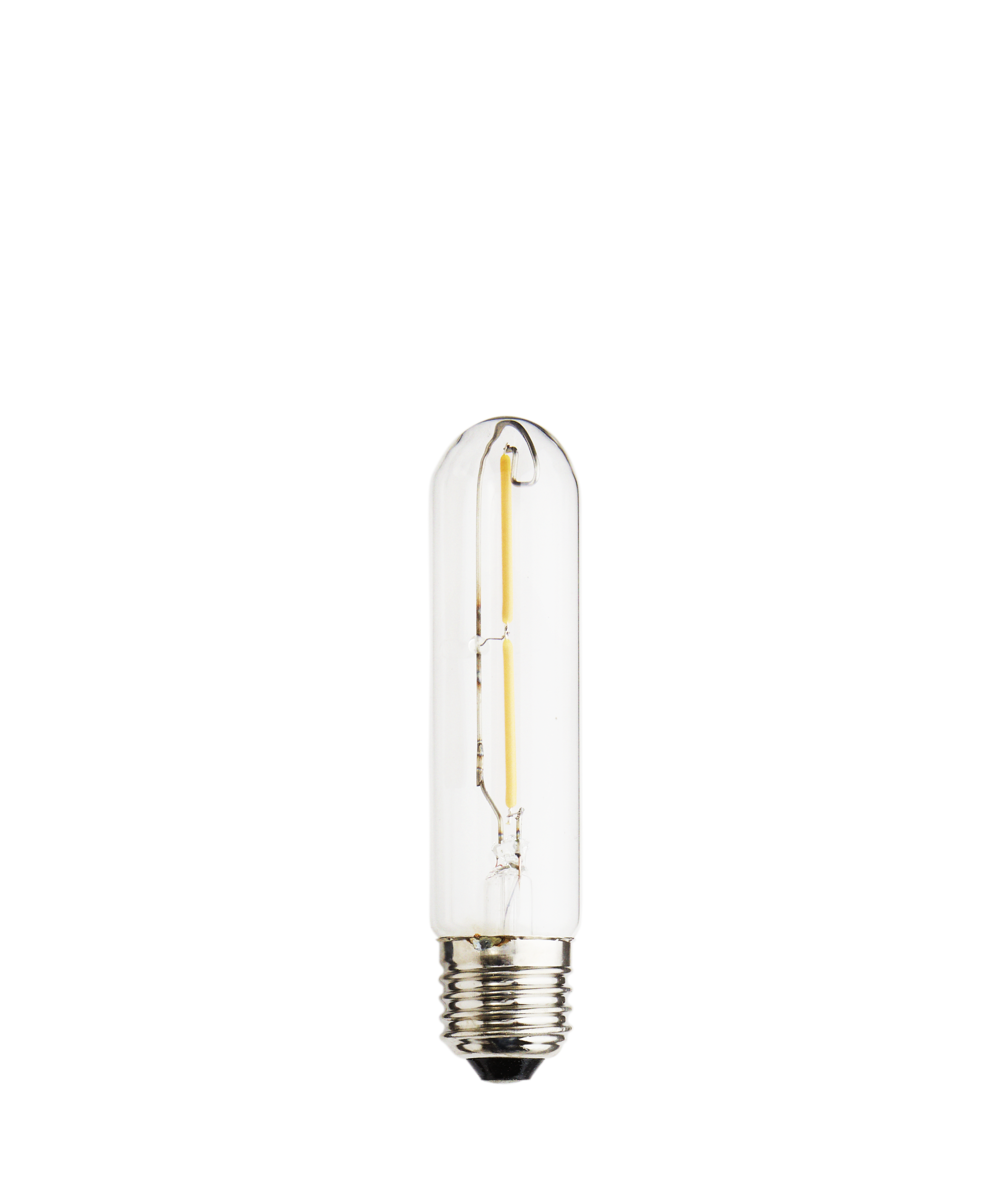 LED lampe E27 2W Ø 3 cm - Sølv
