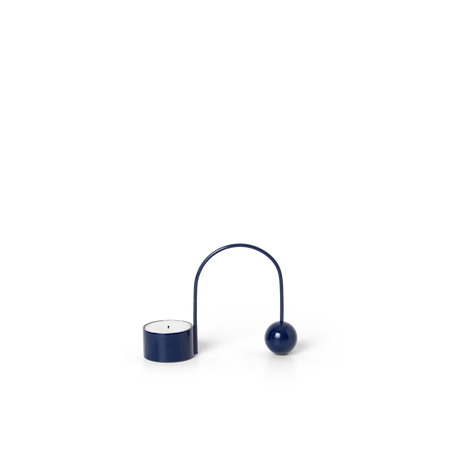 Balance Tealight Holder - Deep Blue