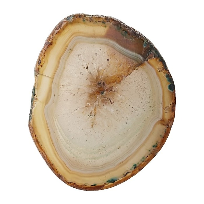 Nobilia pomo 6x4,5 cm - marrón claro/dorado
