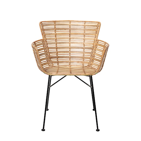 Coast Lounge Chair, Natur, Rattan