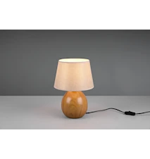Luxor Bordslampa 35 cm E27 Beige/Trä