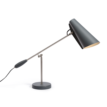 Birdy bordslampa – Grey/metallic