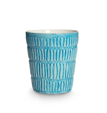 Stripes Mugg 30 cl 10x8 cm Turkos