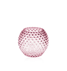 Hobnail Globe Vas 18 cm Rosa