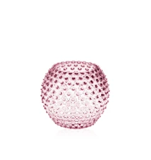 Hobnail Globe Maljakko 18 cm Vaaleanpunainen