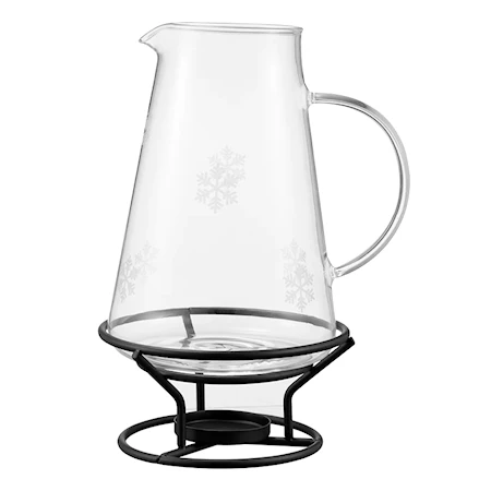 Snöstjärna Glöggkaraff 1,3 L Svart/Glas