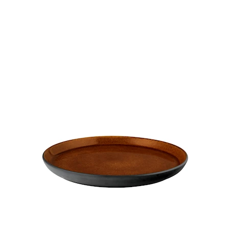 Gastro Plate Ø 21 cm Black/Amber