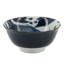 Japonism Dragon Tayo Kulho 14,7 x 7,6 cm 500 ml Musta/Sininen