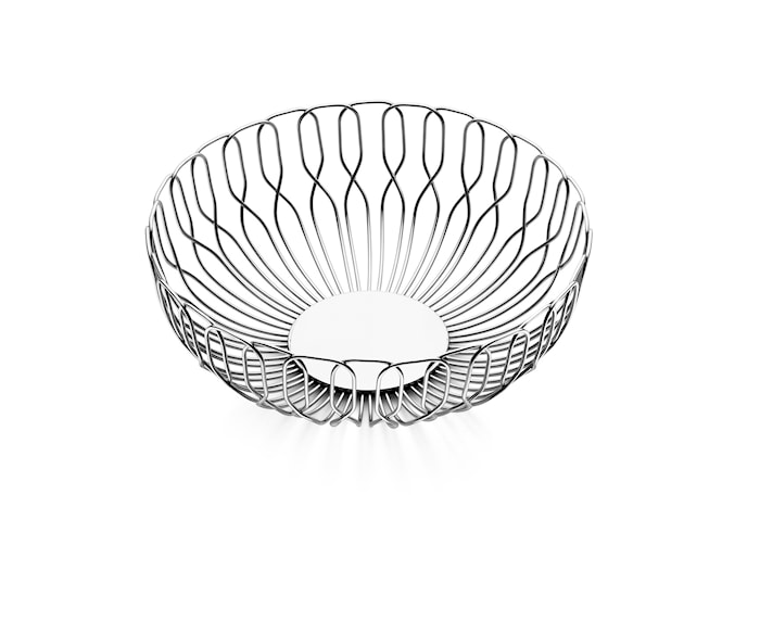 Alfredo Bread Basket Small Stainless Steel KitchenTime