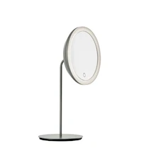 Espejo de mesa Gris 5 x lupa y luz