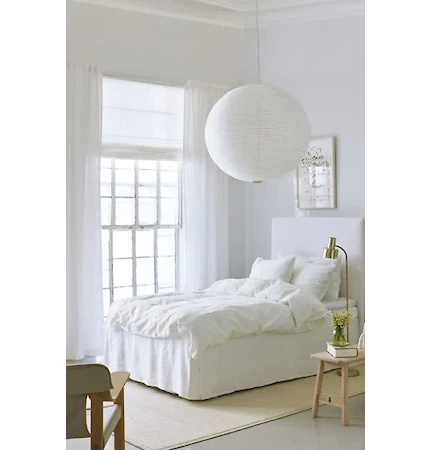 Miramar Sänggavelklädsel White 160x140x4 cm