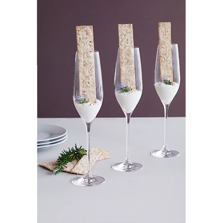 Cabernet Champagneglas klar 29 cl 6 st.