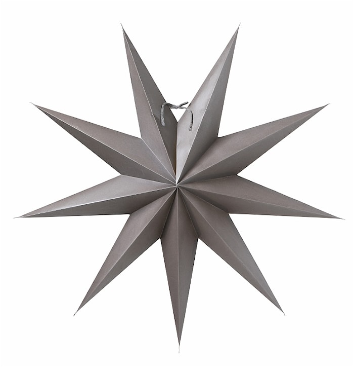 Étoile de Noël Boris gris foncé 70 cm