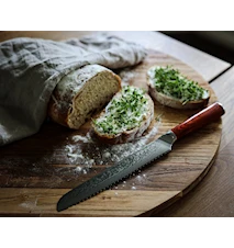 Brödkniv 20 cm Damaskus Pakka-handtag