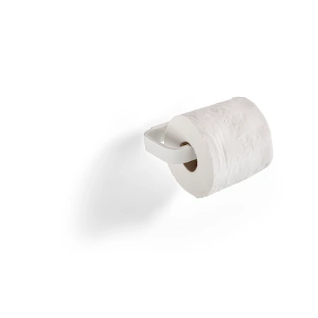 Rim toalettrullholder hvit