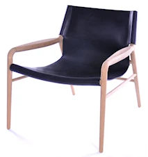 Rama chair fåtölj - Såpbehandlad, svart