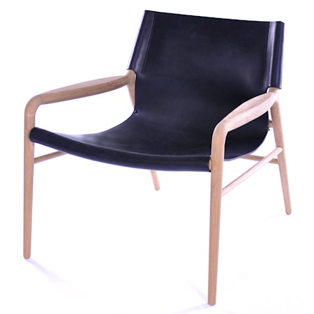 Rama chair lenestol – Såpebehandlet svart