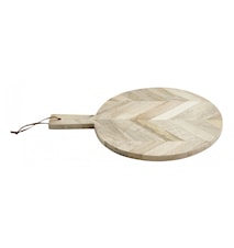 Planche à découper Ronde en bois avec ficelle Small