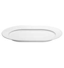 Pillivuyt Plissé Ovalt Serveringsfat Vit