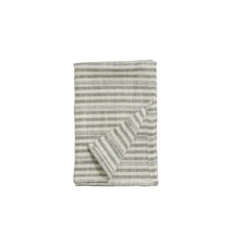 GEMMA Kjøkkenhåndkle Off White / Svart Stripes