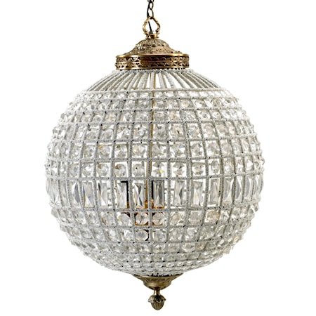 Crystal lamp taklampe – Large