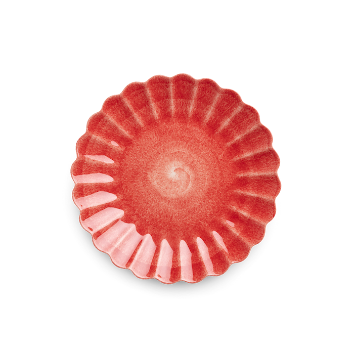 Oyster Tallrik 28 cm Röd