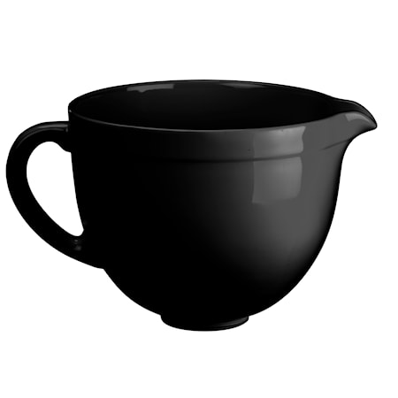 Artisan keramikkskål til kjøkkenmaskin svart 4,8 L