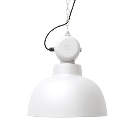 Factory lampe L Matt Hvit