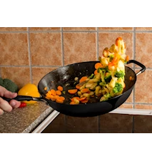 Padella wok in ghisa ULTRA LIGHT 30 cm con manico
