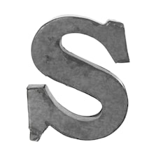 Letter S 5,5 cm - Zinc