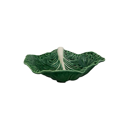 Bordallo Pinheiro Cabbage Leaf Crooked Natural 35 cm