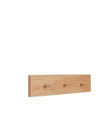 Knagerække m/3 knager, egetræ, FSC