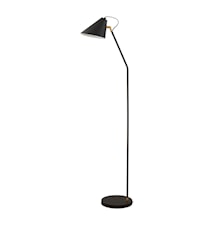 Lámpara de pie Club Ø 20x130 cm negro/blanco