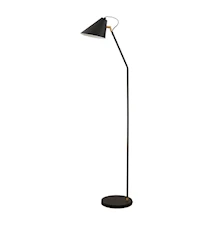 Lámpara de pie Club Ø 20x130 cm negro/blanco